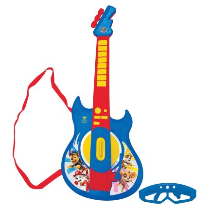 Elektrische gitaar met bril en microfoon PAW Patrol