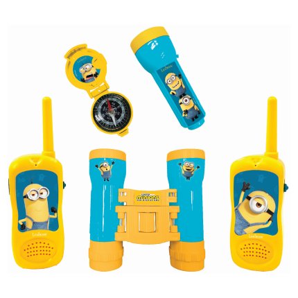 Przygodowy zestaw z krótkofalówkami walkie talkie Minionki