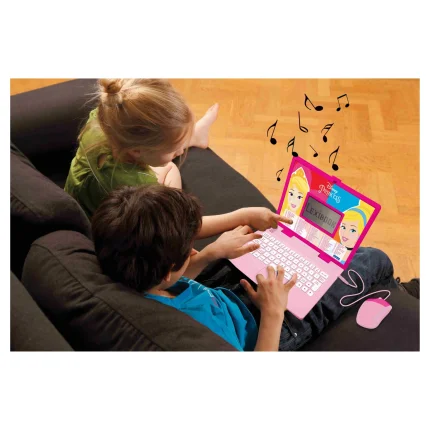 Francouzsko-anglický vzdělávací notebook - Disney Princezny