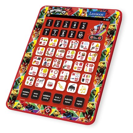 German-English Educational Tablet - Miraculous: Ladybug & Cat Noir