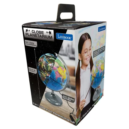 Svítící denní a noční glóbus (anglická verze)