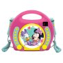 Lettore CD portatile con 2 microfoni Minni