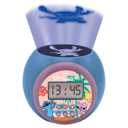 Budilica s projektorom Disney Stitch
