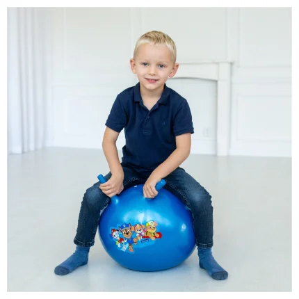 Nafukovací skákací míč 45 cm modrý - Tlapková patrola