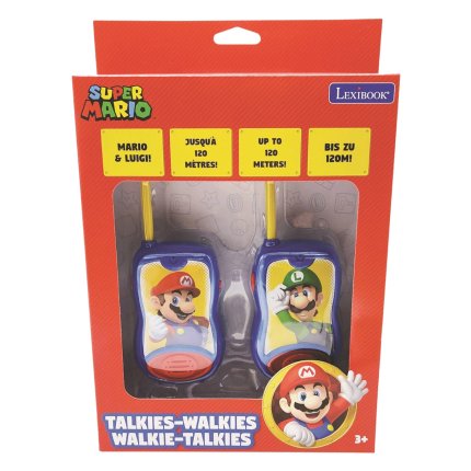 Walkie-talkie con una portata di 120 metri Super Mario