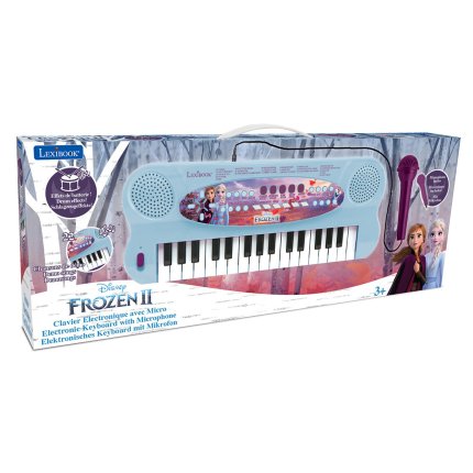 Elektronisches Keyboard mit Mikrofon Die Eiskönigin – Völlig unverfroren – 32 Tasten