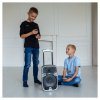 Altoparlante karaoke wireless con ruote e microfono iParty