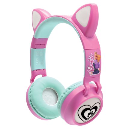 Auriculares inalámbricos con orejas de gato luminosas - Barbie
