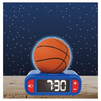 Wecker mit 3D-Nachtlicht Basketball