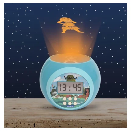 Budík s projektorem - Odvážná Vaiana