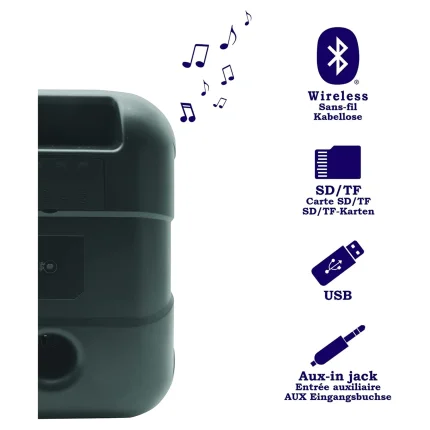 Bezdrátový Bluetooth reproduktor s mikrofonem iParty