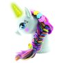 Cabeza de unicornio mágica e interactiva para peinar
