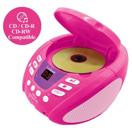 Bluetooth CD-speler met licht Disney Prinsessen