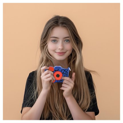 Kinder-Fotoapparat und Videokamera mit Hülle - Spider-Man