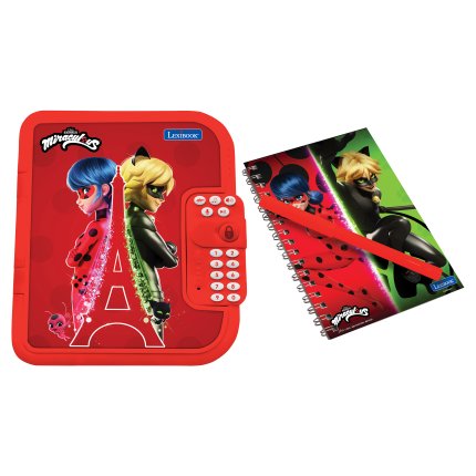 Carnet Electronic Secret Safe Miraculous: Buburuza și Motan Noir