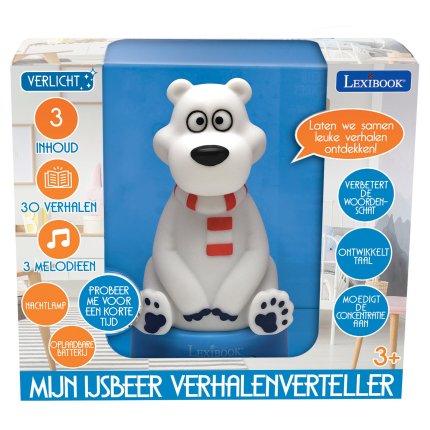 3D Teddy Bear Storyteller with Night Light (Dutch Version)