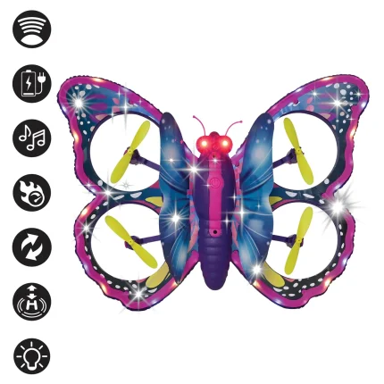 Lietajúci motýľ s ovládaním gestami Crosslander Butterfly