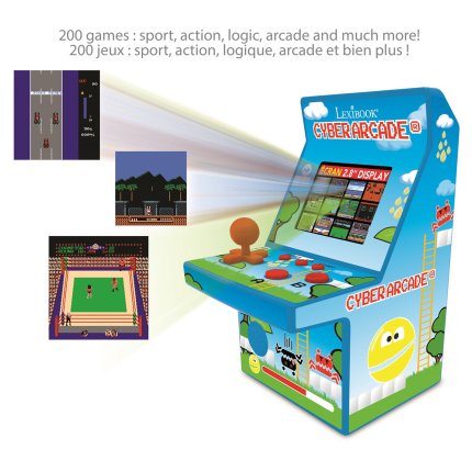 Konsola do gier Cyber Arcade 2,8" - 200 gier