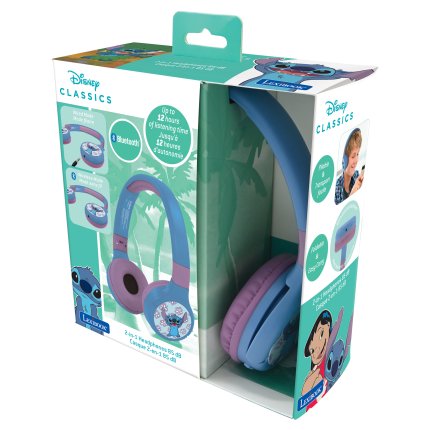 Słuchawki bezprzewodowe składane Disney Stitch