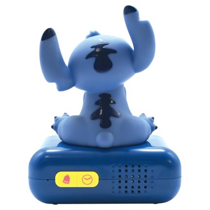Budík s nočným 3D svetlom - Disney Stitch