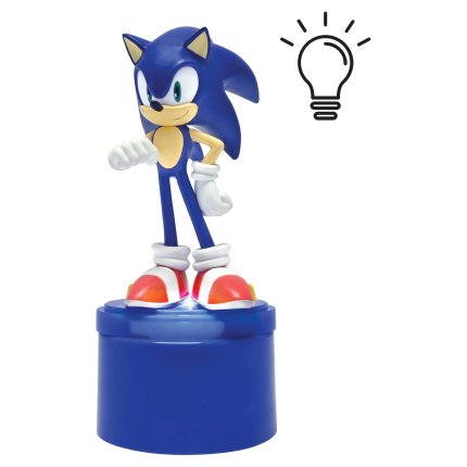 Designowa lampka nocna LED 3D Sonic 13 cm
