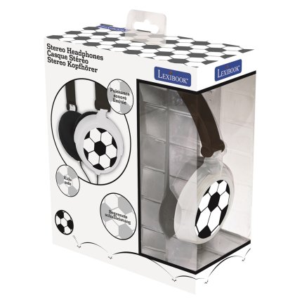 Zložljive žične slušalke z nogometnim dizajnom