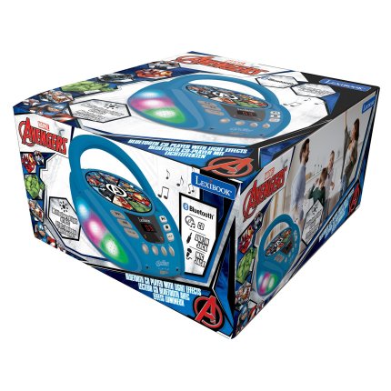 Lettore CD Bluetooth con luci - Avengers