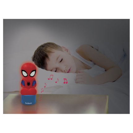 Nočné svetlo s reproduktorom Spider-Man