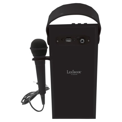 iParty prijenosni zvučnik s mikrofonom crni