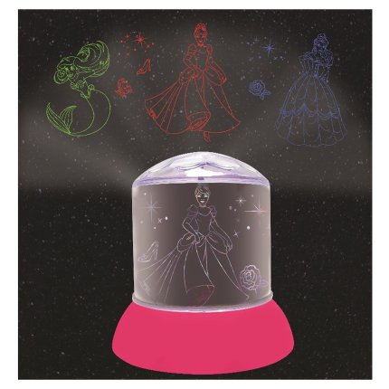 3D dizajn LED noćno svjetlo Disney Princeze