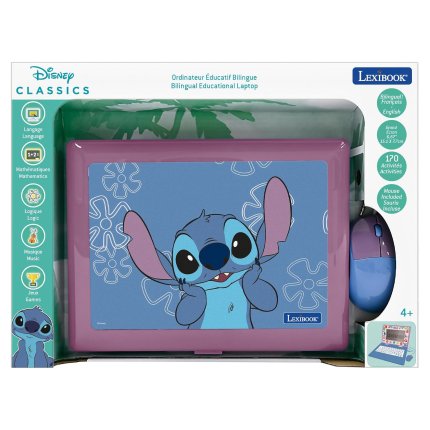 Francosko-angleški prenosnik 170 aktivnosti - Disney Stitch (Žverca)