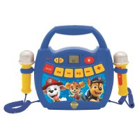 Karaoke reproductor digital luminoso con 2 micrófonos - La Patrulla Canina