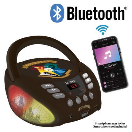 Bluetooth CD Player with Lights - Harry Potter