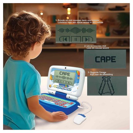 Dutch-French Talking Laptop with 40 Activities