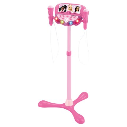 Stand with 2 Mics and Speaker - Barbie