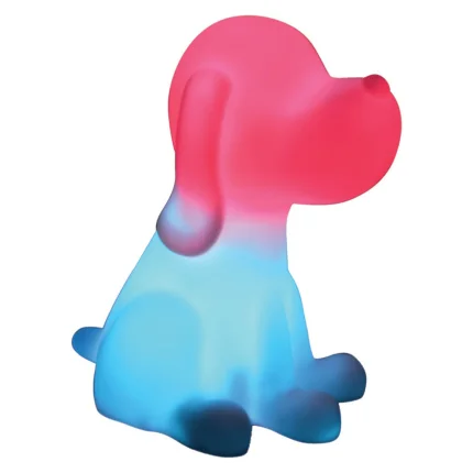 3D designové noční světlo Pes 20 cm