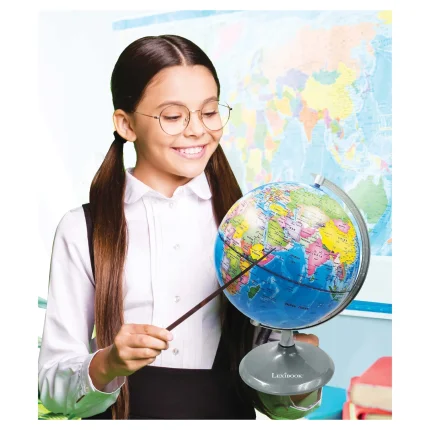 Svítící denní a noční glóbus (anglická verze)