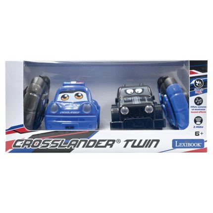 Set de mașini de poliție și hoți Crosslander Twin