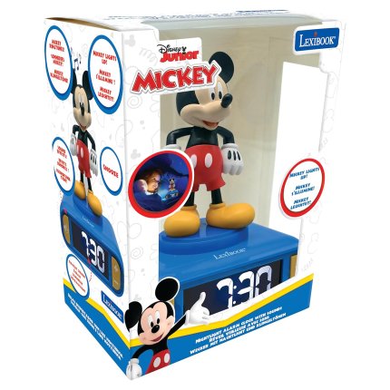 Sveglia con luce notturna 3D - Topolino