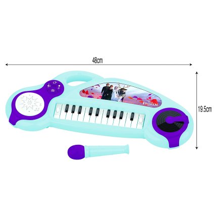 Elektronischs Keyboard mit Mikrofon Die Eiskönigin – Völlig unverfroren – 22 Tasten