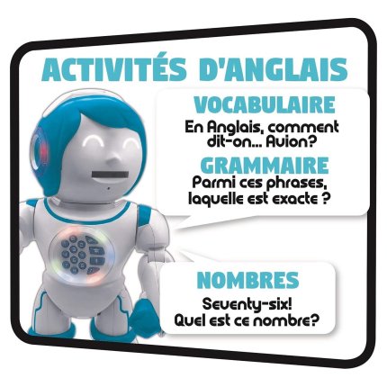 Robot mówiący Powerman Kid (francusko-angielski)