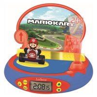 3D-wekker met projector Mario Kart