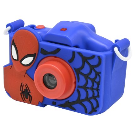Kinder-Fotoapparat und Videokamera mit Hülle - Spider-Man