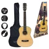 Drevená akustická gitara 36" s taškou