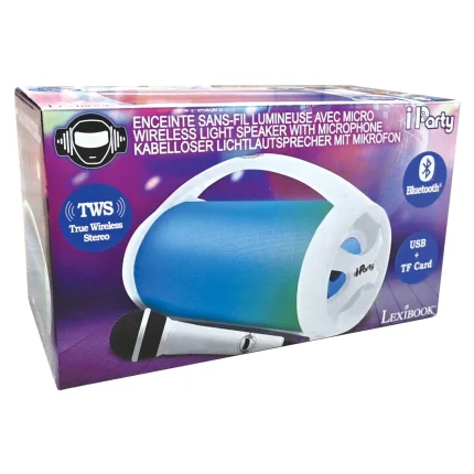 Reproduktor s mikrofónom Boombox iParty