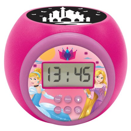 Wekker met projector - Disney Prinsessen