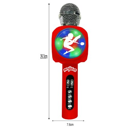 Miraculous: Ladybug & Cat Noir Karaoke Trendy Microphone with Speaker