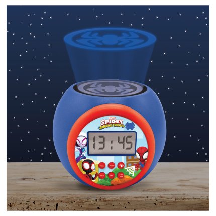 Projector Alarm Clock - Spidey & His Amazing Friends