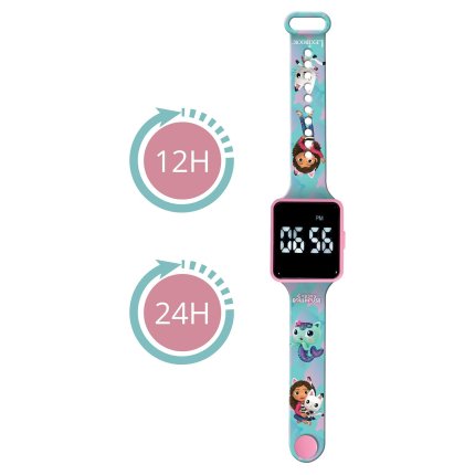 LED-Armbanduhr Gabbys Puppenhaus