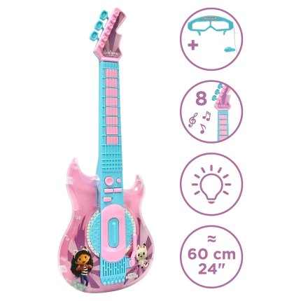 Elektronische Gitarre mit Brille Gabbys Puppenhaus